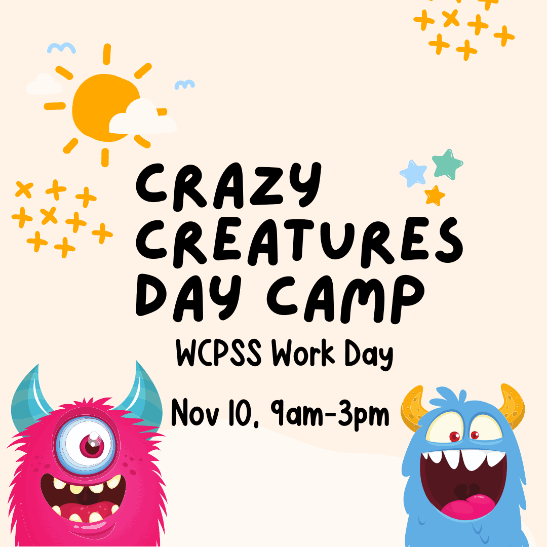 Crazy Creatures Day Camp | 11/10/23 | 9AM-3PM