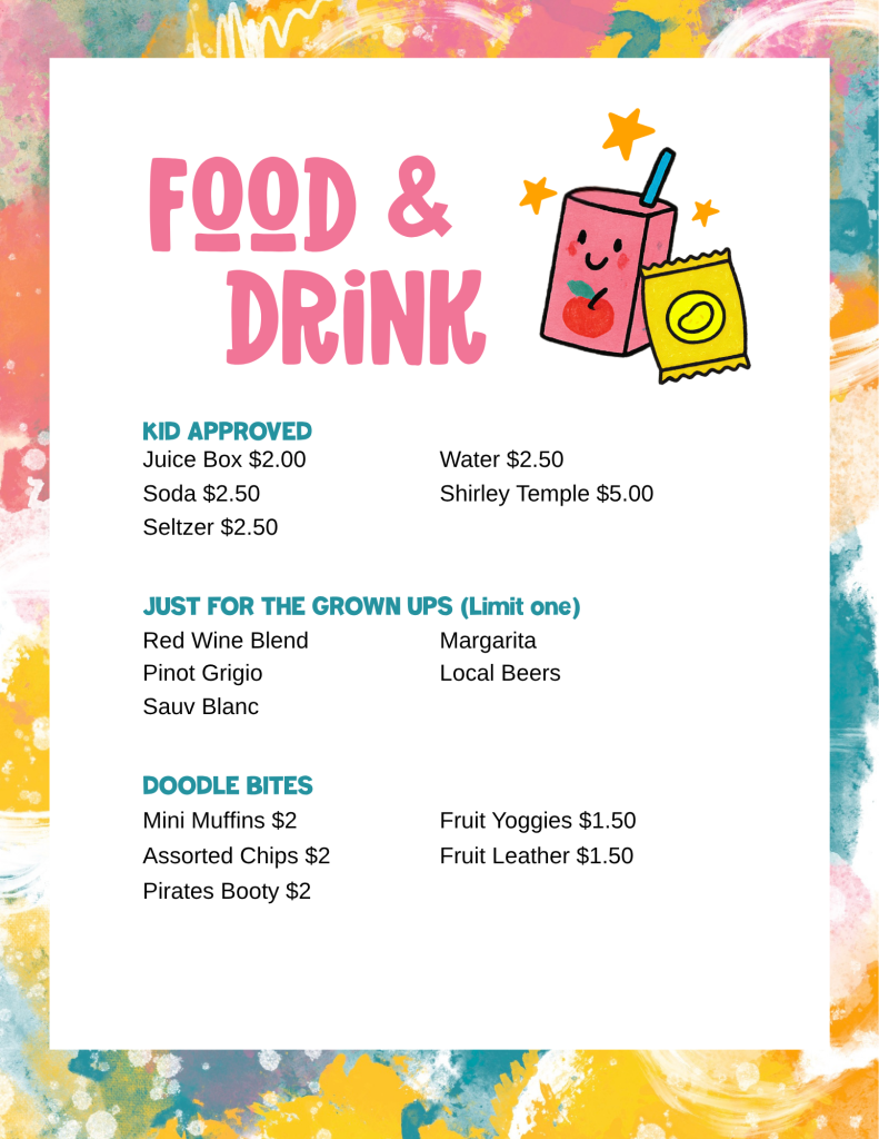 Make it & Take it Menu